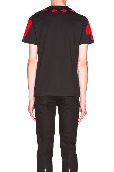 givenchy cuban fit appliquéd cotton jersey t shirt|GIVENCHY Appliquéd cotton.